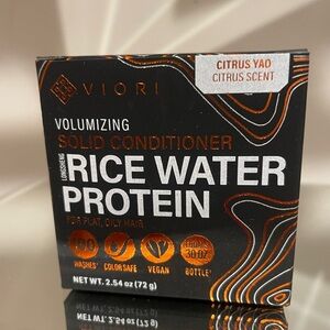 Black and Orange Rice Water Protein Solid Conditioner